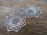 Boho Mandala Earrings (Gold)