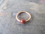 Rose Gold Hoop for Piercings (Sunstone)