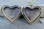 August Natural Stone Birthstone Heart Locket (Peridot)