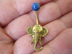 Lapis Lazuli Elephant Belly Ring