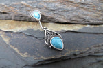 Turquoise Vintage Belly Ring