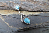 Turquoise Vintage Belly Ring