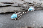 Turquoise Vintage Belly Ring