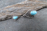 Turquoise Vintage Belly Ring