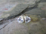 Cubic Zirconia Sterling Silver Earrings (5mm)