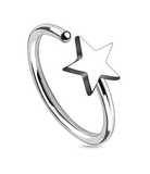 Star Nose Hoop (Rainbow)