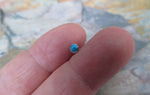 Turquoise Howlite 3mm 20G (.81mm) Natural Stone Nose Bone or L Bend Surgical Steel Nose Piercing Ring 20G (.81mm)