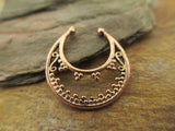 Crescent Faux Septum Ring (Gold)