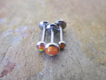 Orange Fire Opal Piercing