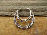 Crescent Faux Septum Ring (Gold)