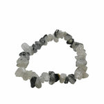 Stone Chip Bracelet (Rutile Quartz)