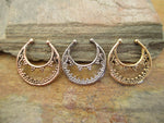 Crescent Faux Septum Ring (Gold)