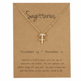 Gold Zodiac Sign Necklace (Taurus)